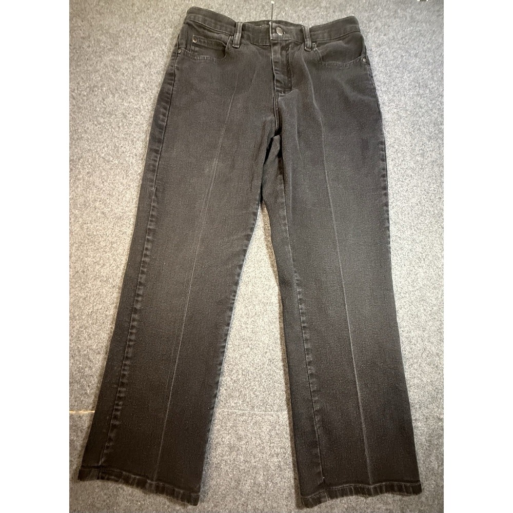 Lee Relaxed Fit At The Waist Black Jeans Size 8 Petite